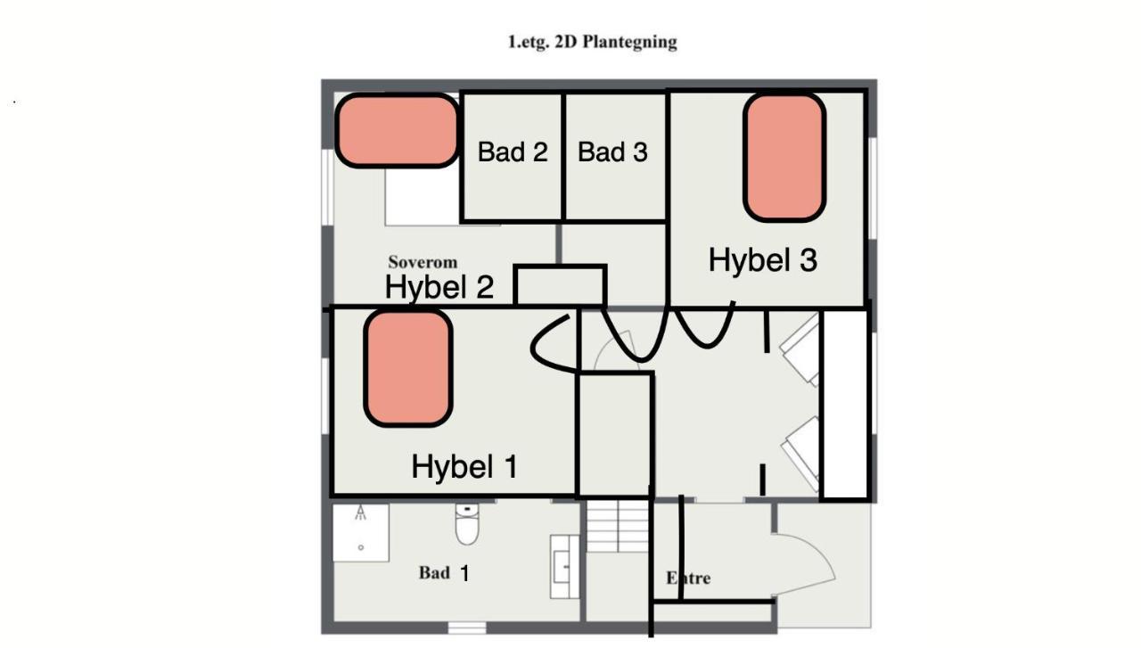 Mosjoen Overnatting, Tordenskjolds Gate 24B Buitenkant foto